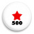 The 500 Forum Post Badge badge